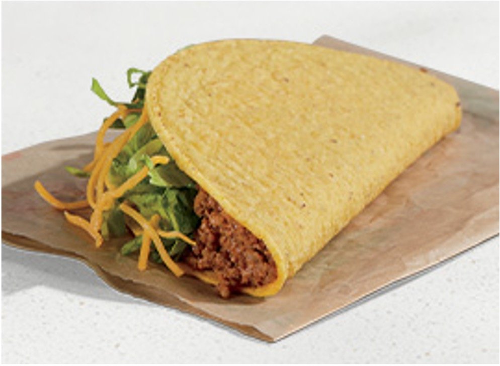 Taco Bell Menu Items - Crunchy Taco