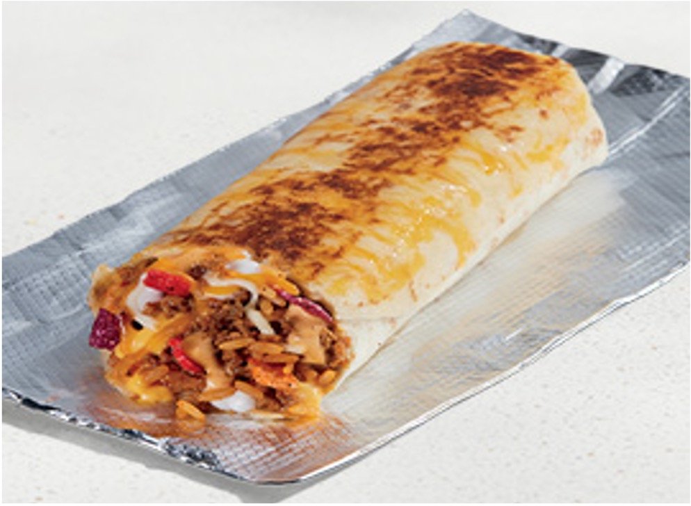 Taco Bell Menu Items - Grilled Cheese Burrito