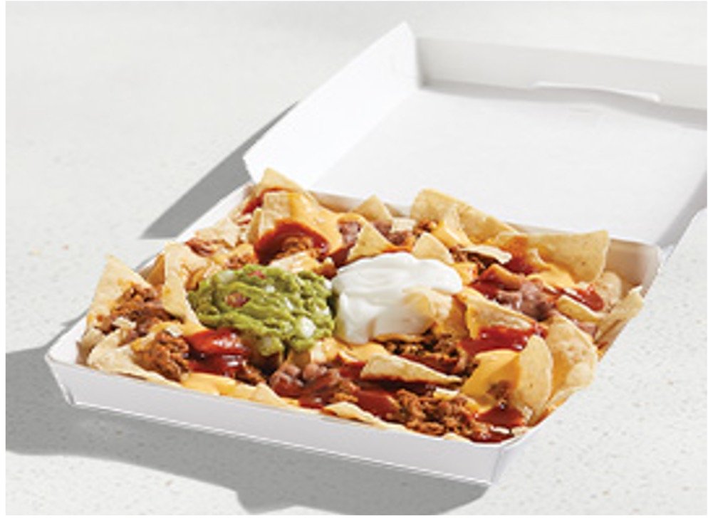 Taco Bell Menu Items - Loaded Beef Nachos