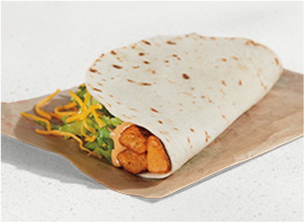 Taco Bell Menu Items - Spicy Potato Soft Taco