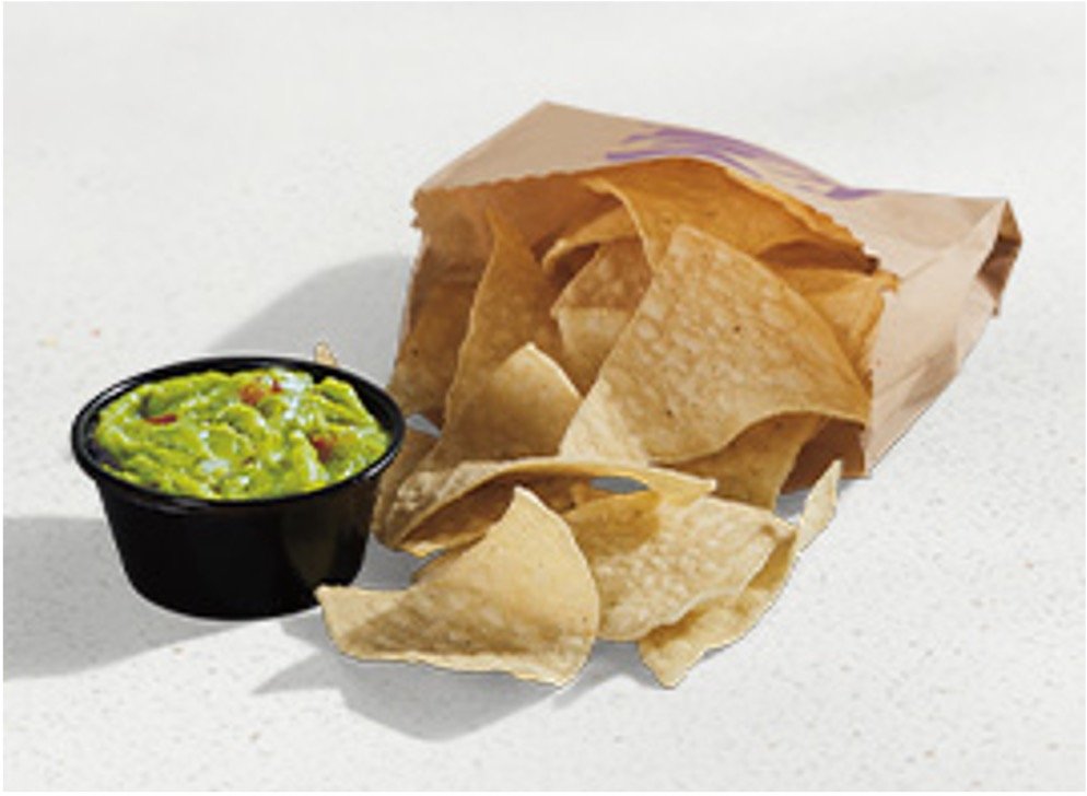 Taco Bell Nachos Menu Items - Chips and Guacamole