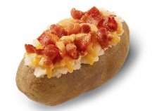 Wendys Menu - Bacon Cheese Baked Potato