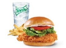 Wendys Menu - Spicy Chicken Sandwich Combo
